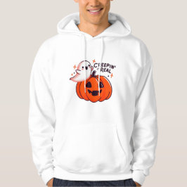 Sudadera Creepin’ It Real - Friendly Ghost & Pumpkin