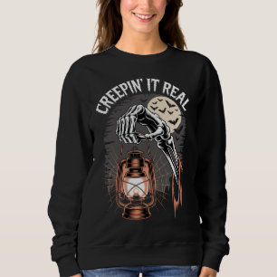 Sudadera Creepin It Real Gothic Halloween Lantern