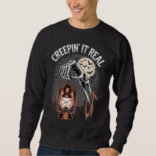 Sudadera Creepin It Real Gothic Halloween Lantern