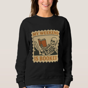 Sudadera Creepin’ It Real - Skeleton Book Halloween