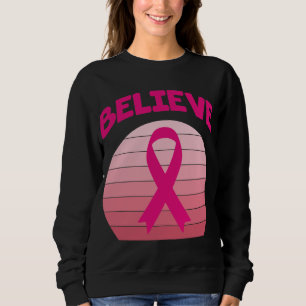 Sudadera Creer Camisas Retro de Cinta Rosa