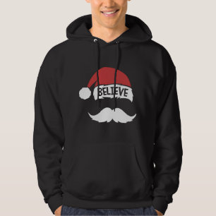 Sudadera Creer Cita Santa Hat Mustache Reunión Familiar Ch
