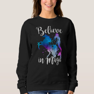 Sudadera Creer En La Fantasía De La Sirena De Unicornio Mág