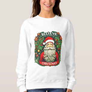 Sudadera Creer en la magia de la fiesta de los Navidades