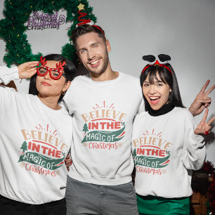Sudadera Creer en la magia de los navidades