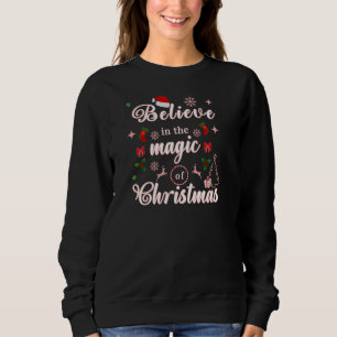 Sudadera Creer En La Magia De Los Navidades Xmas Citas Des