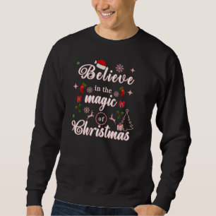 Sudadera Creer En La Magia De Los Navidades Xmas Citas Des