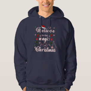 Sudadera Creer En La Magia De Los Navidades Xmas Citas Des