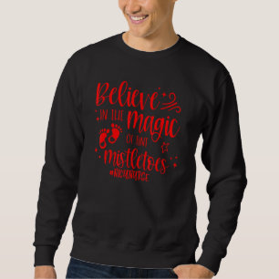Sudadera Creer En La Magia De Los Pequeños Mistletoes Enfer