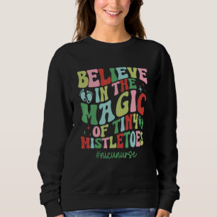 Sudadera Creer en la magia de los pequeños Navidades Mistle