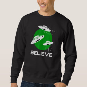 Sudadera Creer En La Misteriosa Extraterrestre Extraterrest