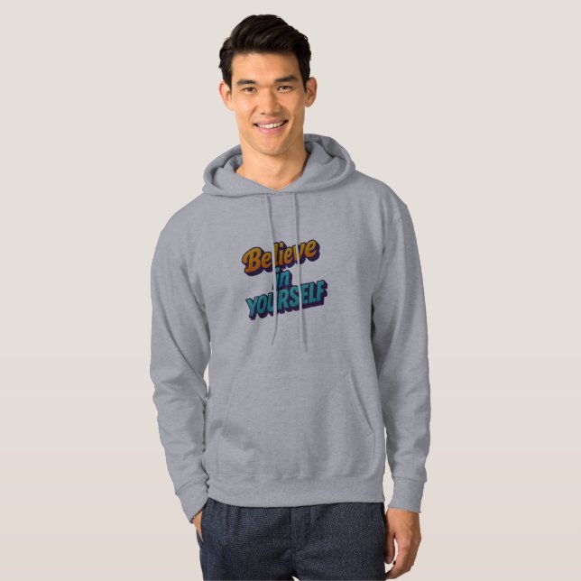 Sudadera Creer en ti mismo (Anverso completo)