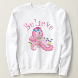 Sudadera Creer unicornio rosa lindo