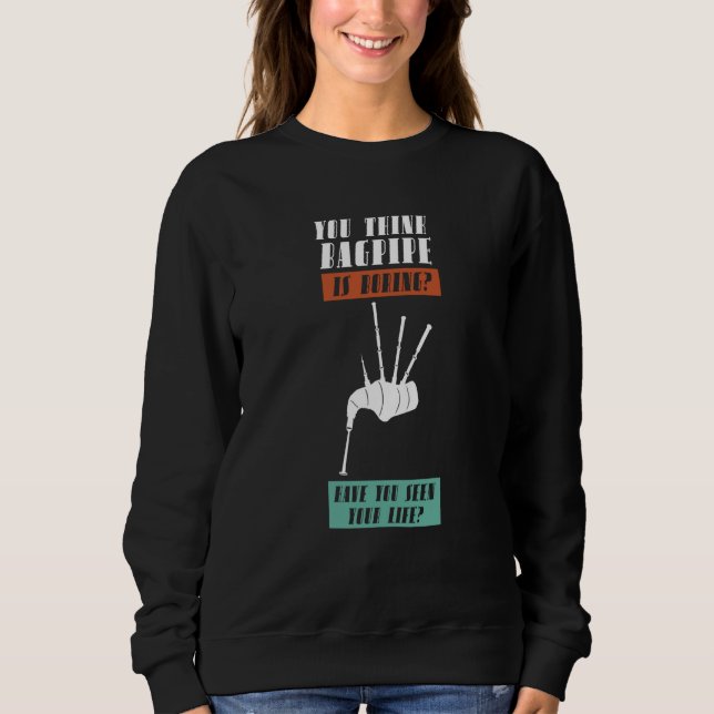 Sudadera crees que la gaita está goteando gaitas (Anverso)