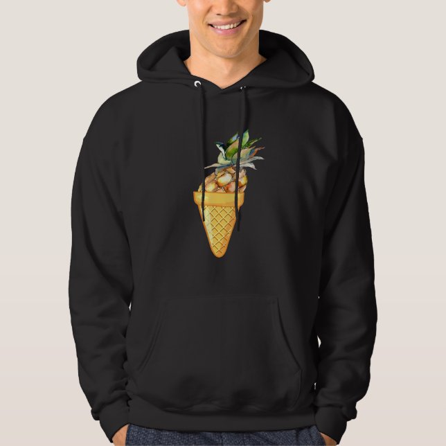SUDADERA CREMA DE HIELO DE PINEAPPLE - COLECTO DE FRUTA Y C (Anverso)