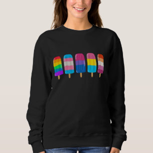 Sudadera Crema de hielo Derechos Igualitarios Arcoiris LGBT