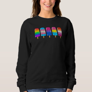 Sudadera Crema De Hielo Gay Lgbt Orgullo Arcoiris Crema Org