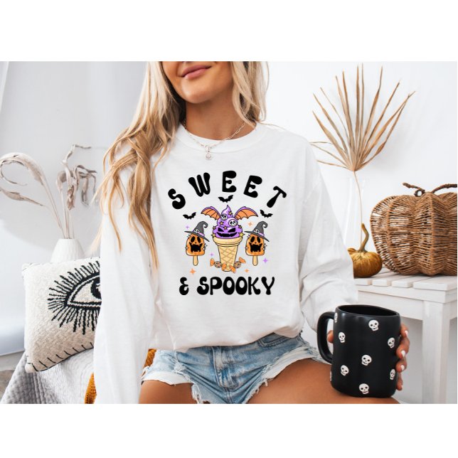 Sudadera Crema de hielo Halloween de Monstruo Retro Dulce y (Subido por el creador)