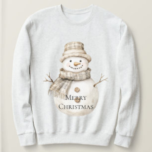 Sudadera Crema Navidad reno plantado a vaca