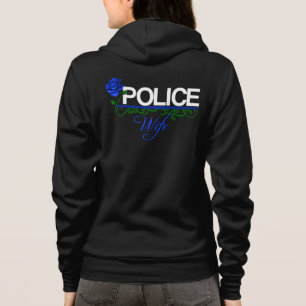 Sudadera Cremallera color de rosa azul de la ESPOSA de la