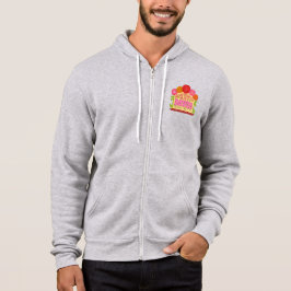 Sudadera cremallera ligera y brillante