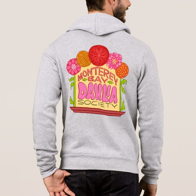 Sudadera cremallera ligera y brillante (Reverso)