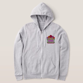 Sudadera cremallera oscura y temperamental