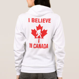Sudadera Creo en Canadá - Bigfoot divertido