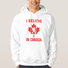 Sudadera Creo En Canadá - Gracioso Pie Grande