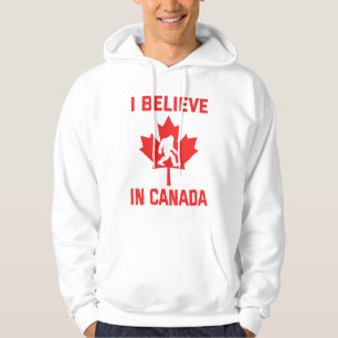 Sudadera Creo En Canadá - Gracioso Pie Grande