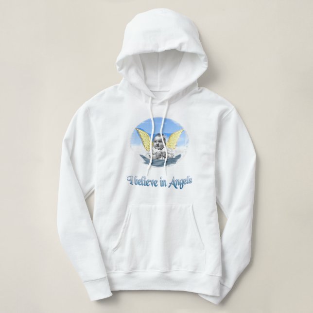 Sudadera Creo en los ángeles (Diseño del anverso)