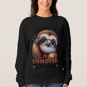 Sudadera "Creo en una camiseta enojada - graciosa sarcástic