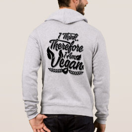 Sudadera Creo Que Por Lo Tanto Soy Vegan