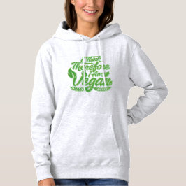 Sudadera Creo Que Por Lo Tanto Soy Vegan