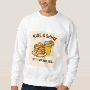 Sudadera Crepes y zumo de Naranja fresco deliciosos para el