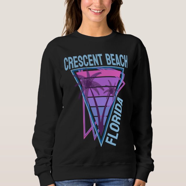 Sudadera Crescent Beach Vacation  1 (Anverso)