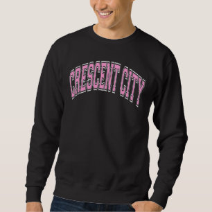 Sudadera Crescent City California Ca Varsity Estilo Tex Ros
