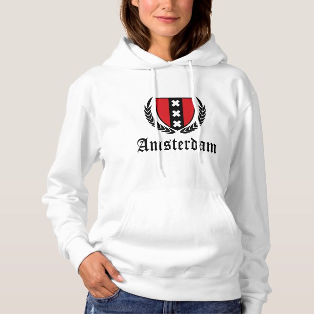 Sudadera Crest de Ámsterdam (Anverso)