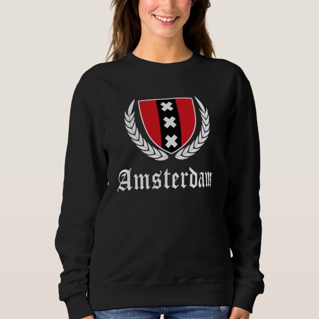 Sudadera Crest de Ámsterdam (Anverso)