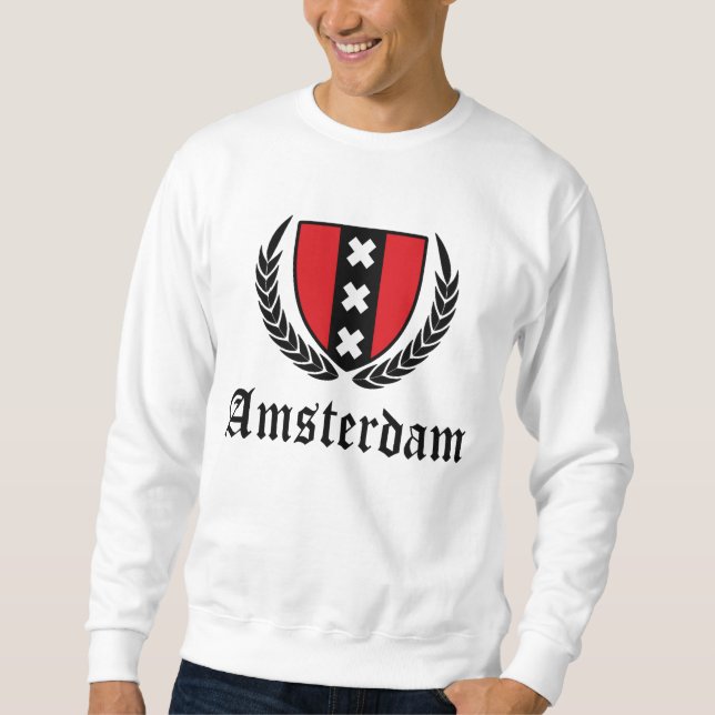 Sudadera Crest de Ámsterdam (Anverso)