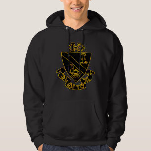 Sudadera Crest de Phi Chi Theta Oro y Negro