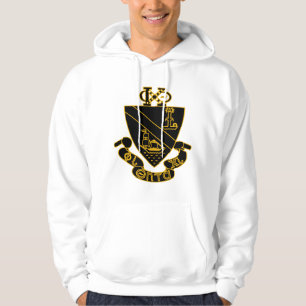Sudadera Crest de Phi Chi Theta Oro y Negro
