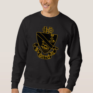Sudadera Crest de Phi Chi Theta Oro y Negro