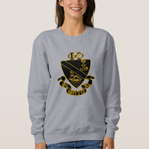 Sudadera Crest de Phi Chi Theta Oro y Negro