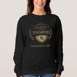 Sudadera Crest Profesional de Doctor en Farmacia