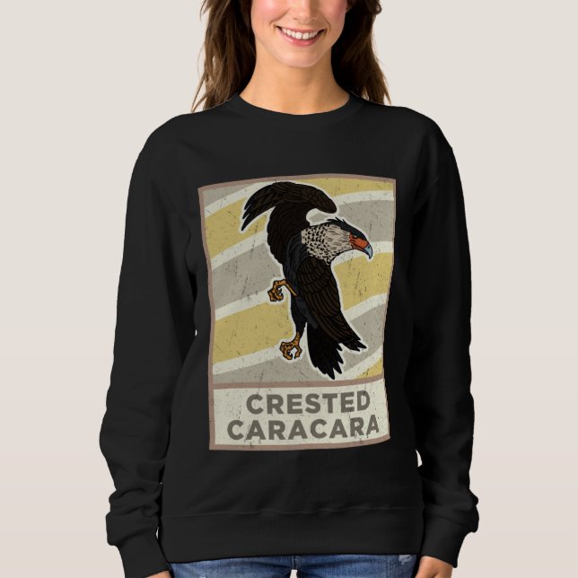 Sudadera Crested caracara birds biologist ornithologist bir (Anverso)