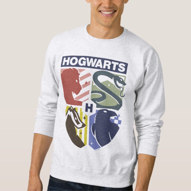 Sudadera Crestón Estampado Vintage HOGWARTS™ (Anverso)