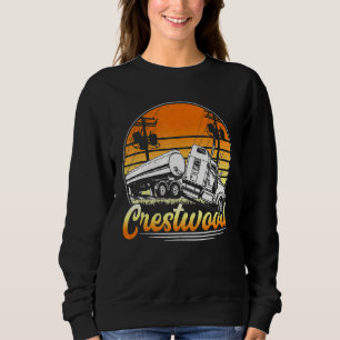 Sudadera Crestwood Kentucky Ky Semi De Turismo Estacionado