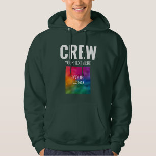 Sudadera Crew Añadir texto de logotipo Aquí Mens impresión 