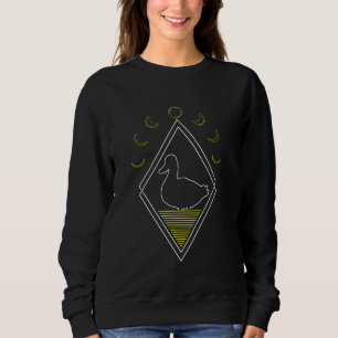 Sudadera Criadero de gansos abstractos de granja de patos c